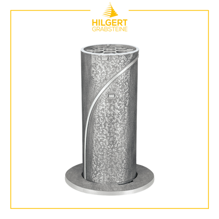 VA-ST-53224-alu | Grabvase | Hilgert Grabsteine
