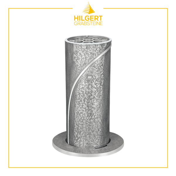 VA-ST-53224-alu | Grabvase | Hilgert Grabsteine