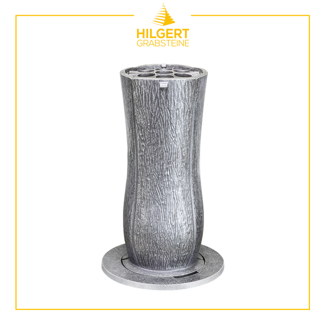 VA-ST-53225-alu | Grabvase | Hilgert Grabsteine