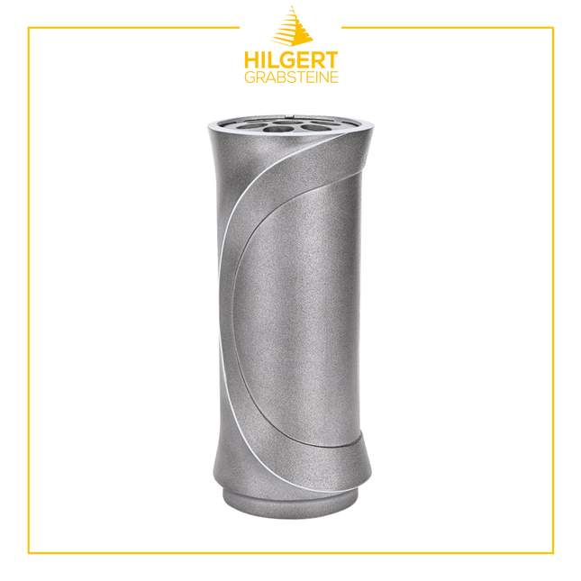 VA-ST-53305-alu-hg | Grabvase | Hilgert Grabsteine