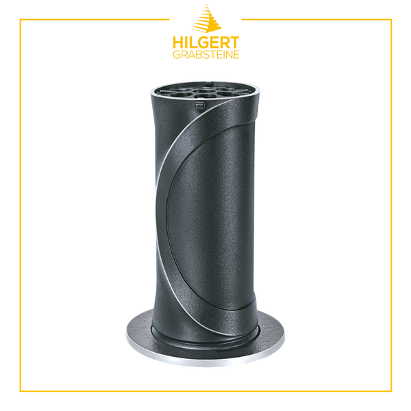 VA-ST-53323-alu-dg | Grabvase | Hilgert Grabsteine