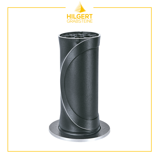 VA-ST-53323-alu-dg | Grabvase | Hilgert Grabsteine