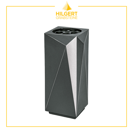 VA-ST-53332_23-alu-dg-abg | Grabvase | Hilgert Grabsteine