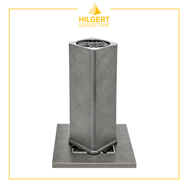 VA-ST-53333-alu | Grabvase | Hilgert Grabsteine