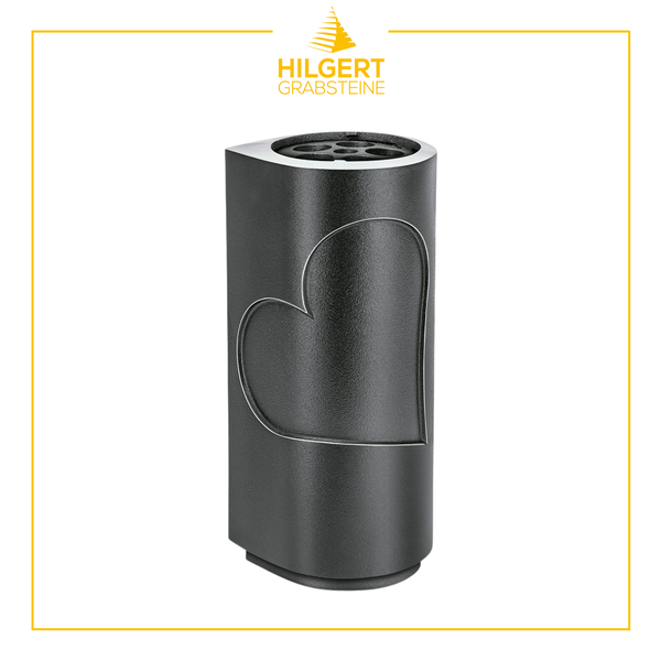 VA-ST-53354-alu-dg | Grabvase | Hilgert Grabsteine