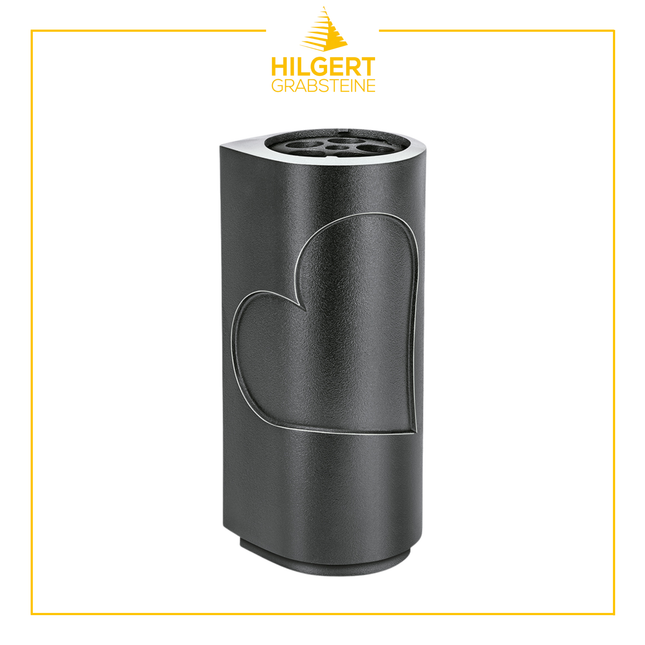 VA-ST-53354-alu-dg | Grabvase | Hilgert Grabsteine