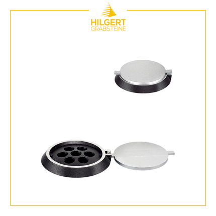 VR-ST-53262-alu-v | Grabvase | Hilgert Grabsteine