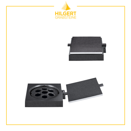 VR-ST-53263-alu-dg | Grabvase | Hilgert Grabsteine