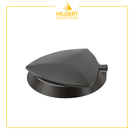 VR-ST-53302-alu-schw | Grabvase | Hilgert Grabsteine