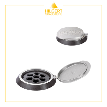 VR-ST-53325-alu-v | Grabvase | Hilgert Grabsteine