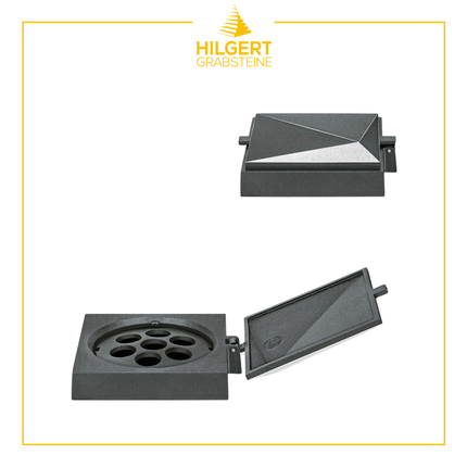 VR-ST-53331-alu-dg | Grabvase | Hilgert Grabsteine