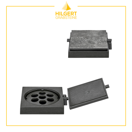 VR-ST-53358-alu-dg | Grabvase | Hilgert Grabsteine