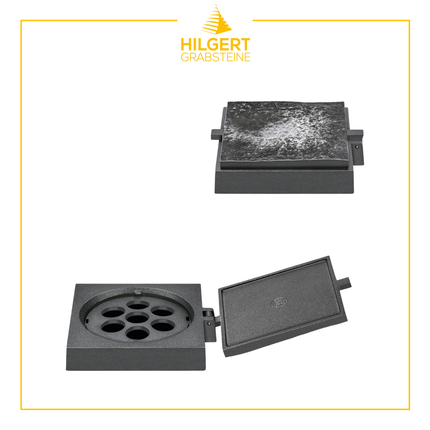 VR-ST-53359-alu-dg | Grabvase | Hilgert Grabsteine