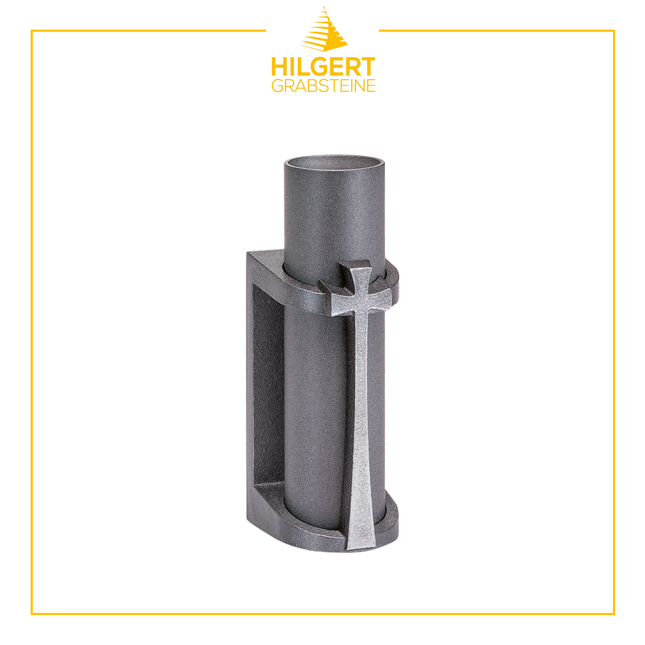 WV-ST-53285-alu | Grabvase | Hilgert Grabsteine
