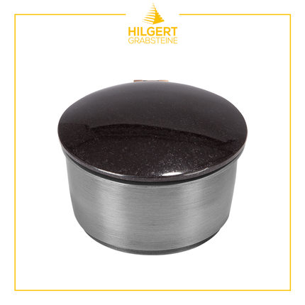 WW-PL-59820-black-alu | Weihwasserschale | Hilgert Grabsteine