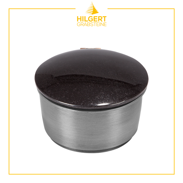 WW-PL-59820-black-alu | Weihwasserschale | Hilgert Grabsteine