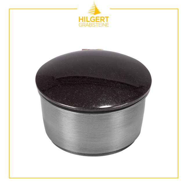 WW-PL-59820-black-alu | Weihwasserschale | Hilgert Grabsteine